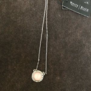 White House Black Market Silver Tone Necklace.